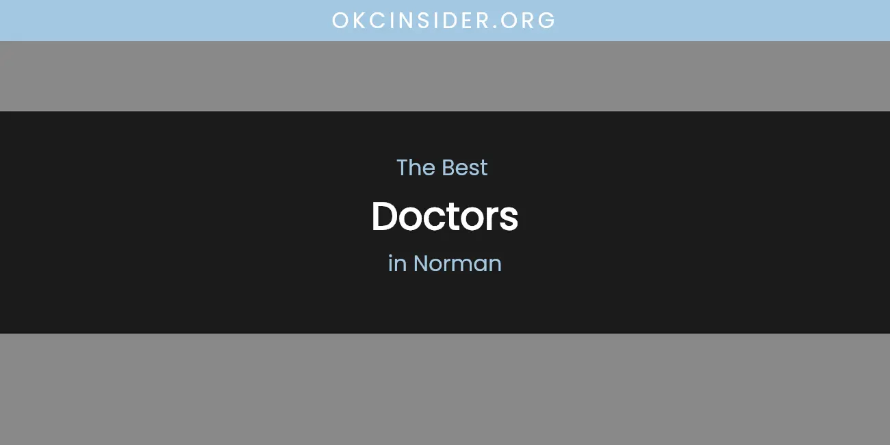 Norman's Best Doctors featured